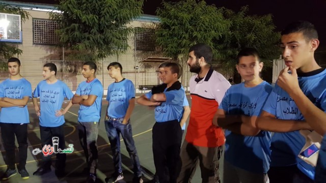 استمرار دوري كرة القدم المصغر لمجموعات قسم الطلاب - الحركة الاسلامية كفر قاسم . 